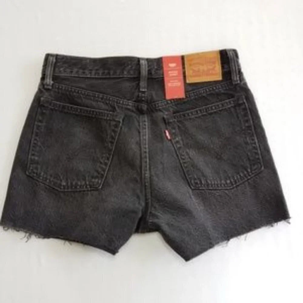 Levi’s High Rise Crystal and studs Wedgie shorts